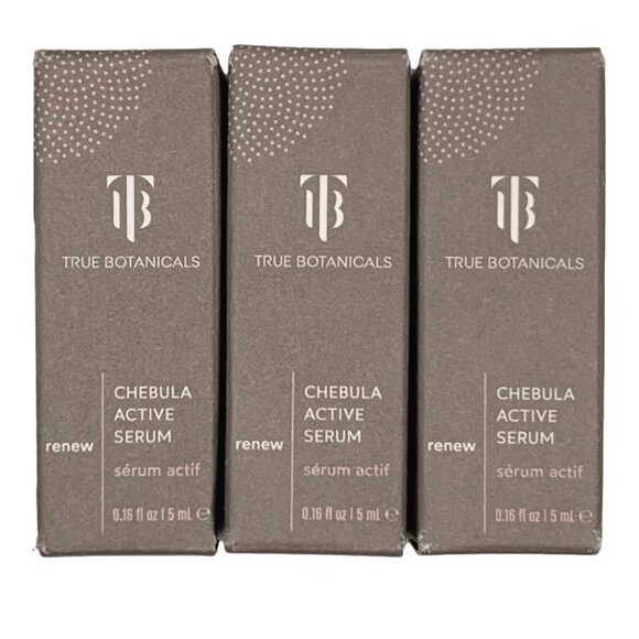 3 X True Botanicals Renew Chebula Active Serum 0.16 fl oz / 5ml each NEW - Picture 1 of 6